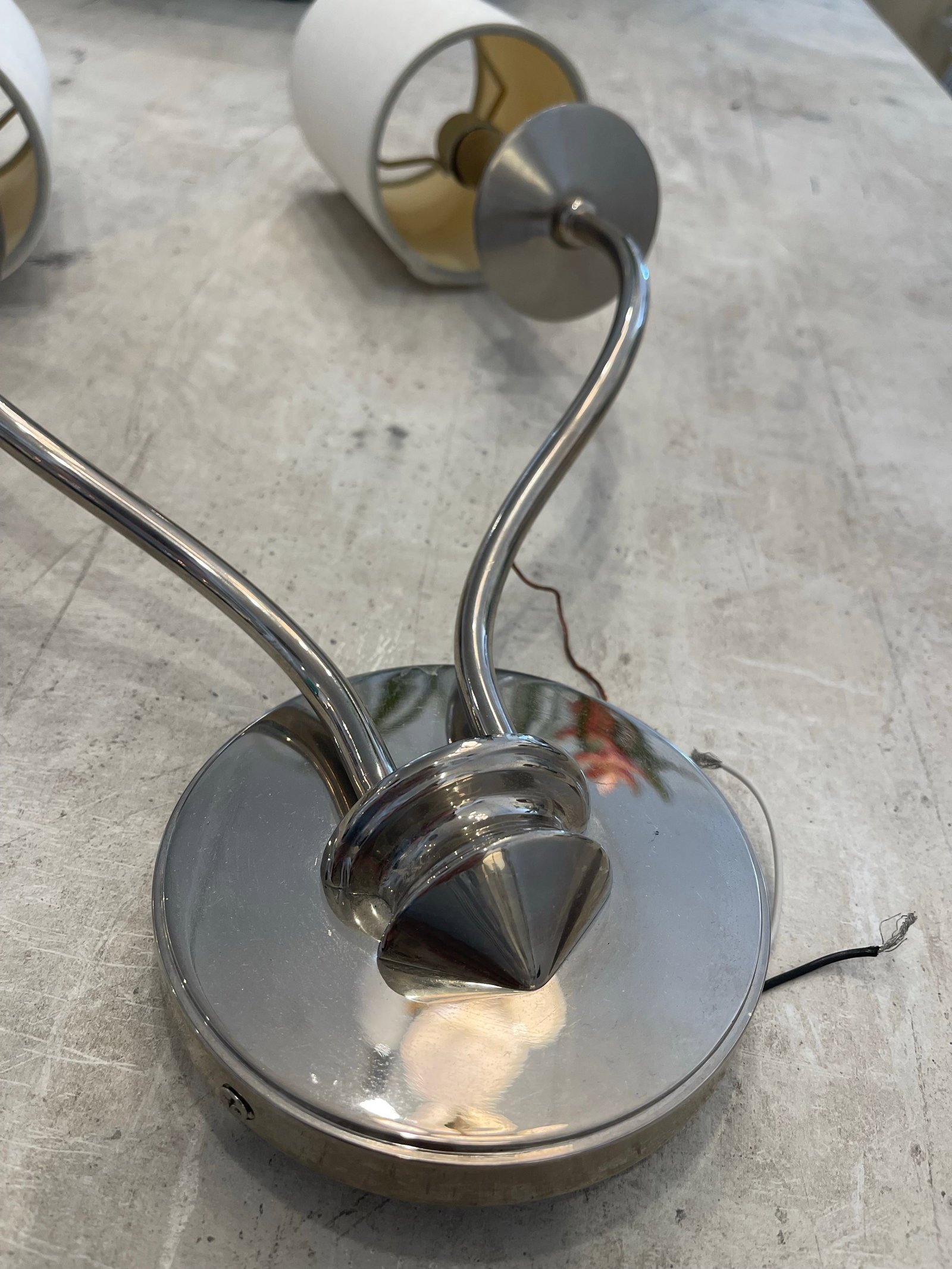 Pair of Vintage Silver Wall Sconces - 4