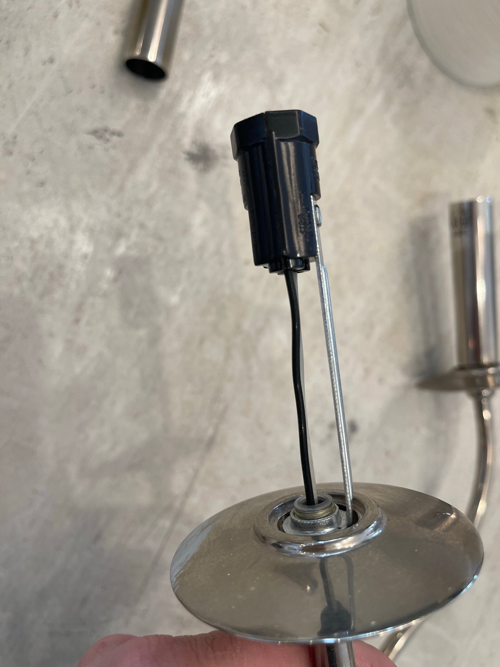 Pair of Vintage Silver Wall Sconces - 8