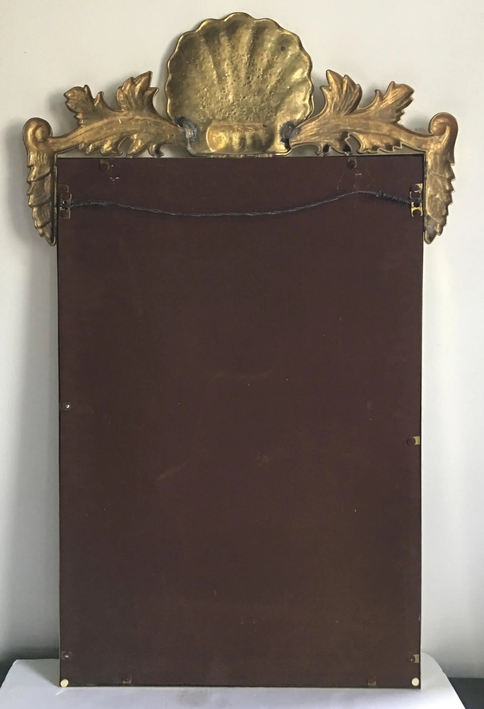 Mastercraft Style Brass Shell Motif Wall Mirror - 6