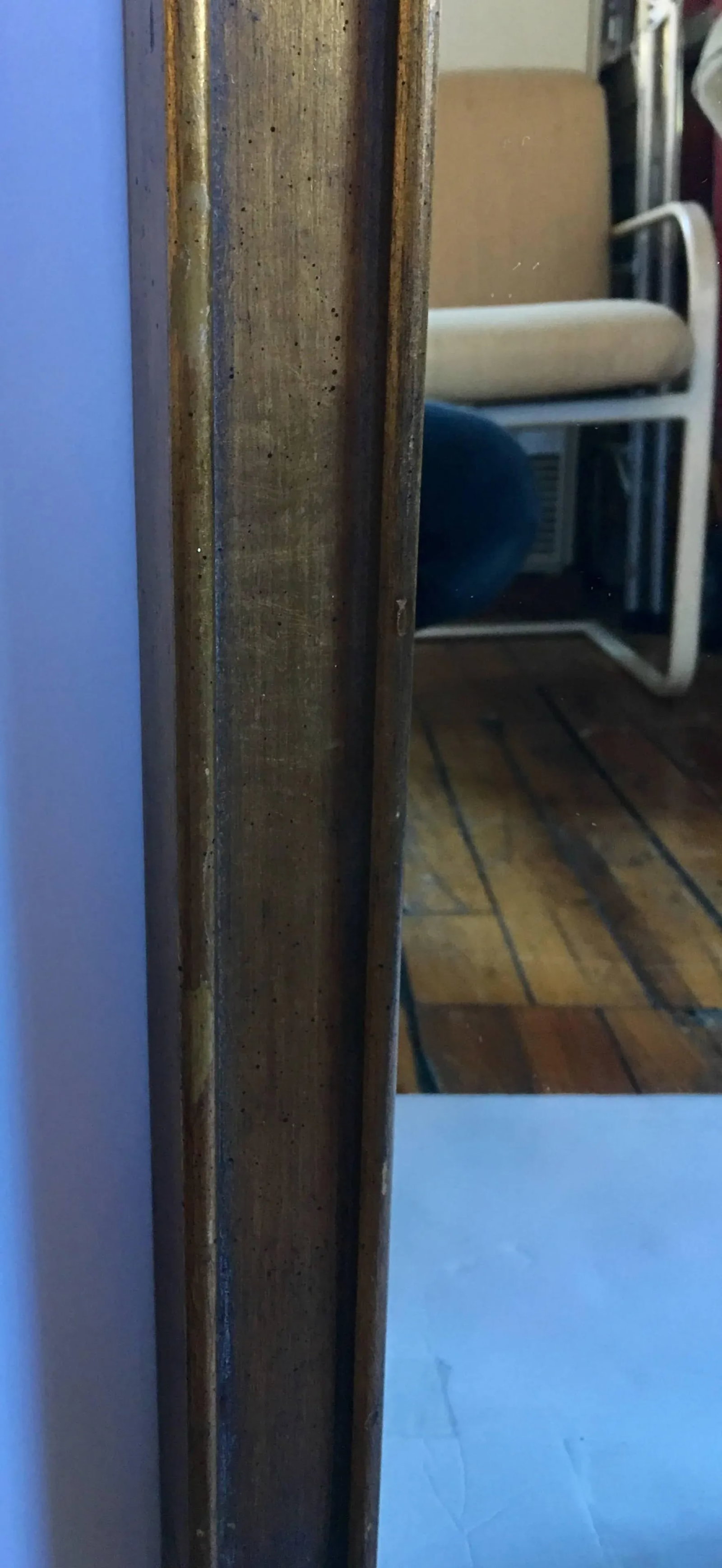 Neoclassical Style Gilt Draped Tassel Form Pier Wall Mirror - 5