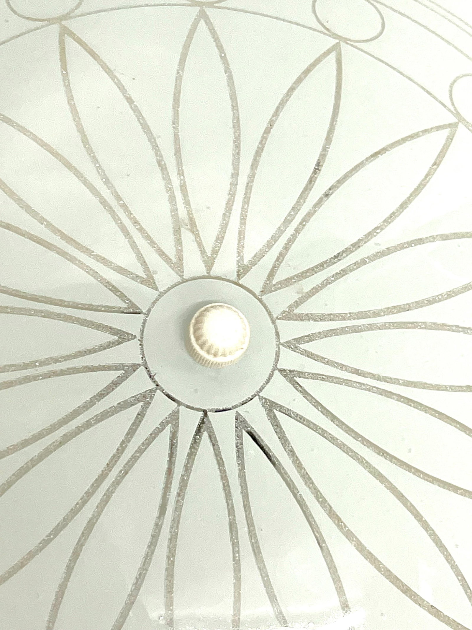1960s Sunburst Flush Light - 3