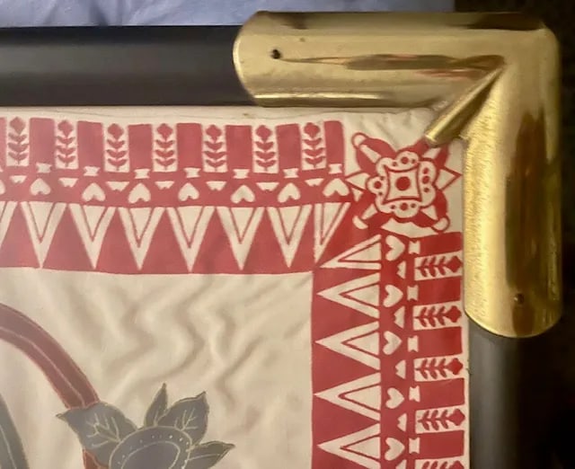 1970s Framed Scarf - 3