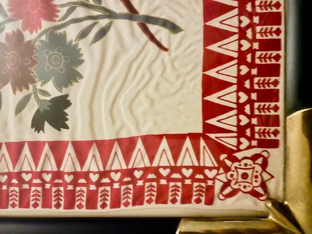 1970s Framed Scarf - 5
