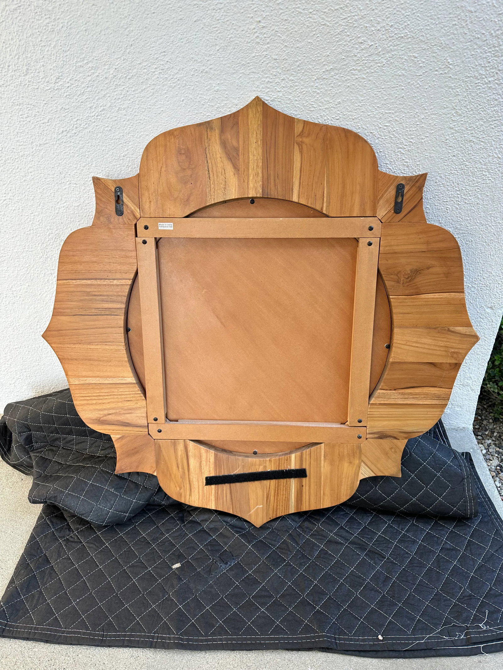 Anthropologie Lotus Wood Mirror - 2