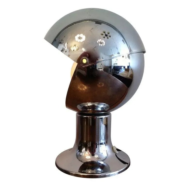 1960s Chrome Eclipse Lamp - 11