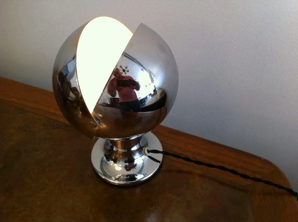 1960s Chrome Eclipse Lamp - 3