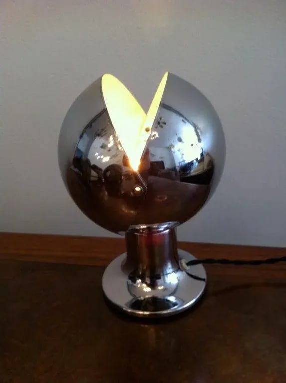 1960s Chrome Eclipse Lamp - 6