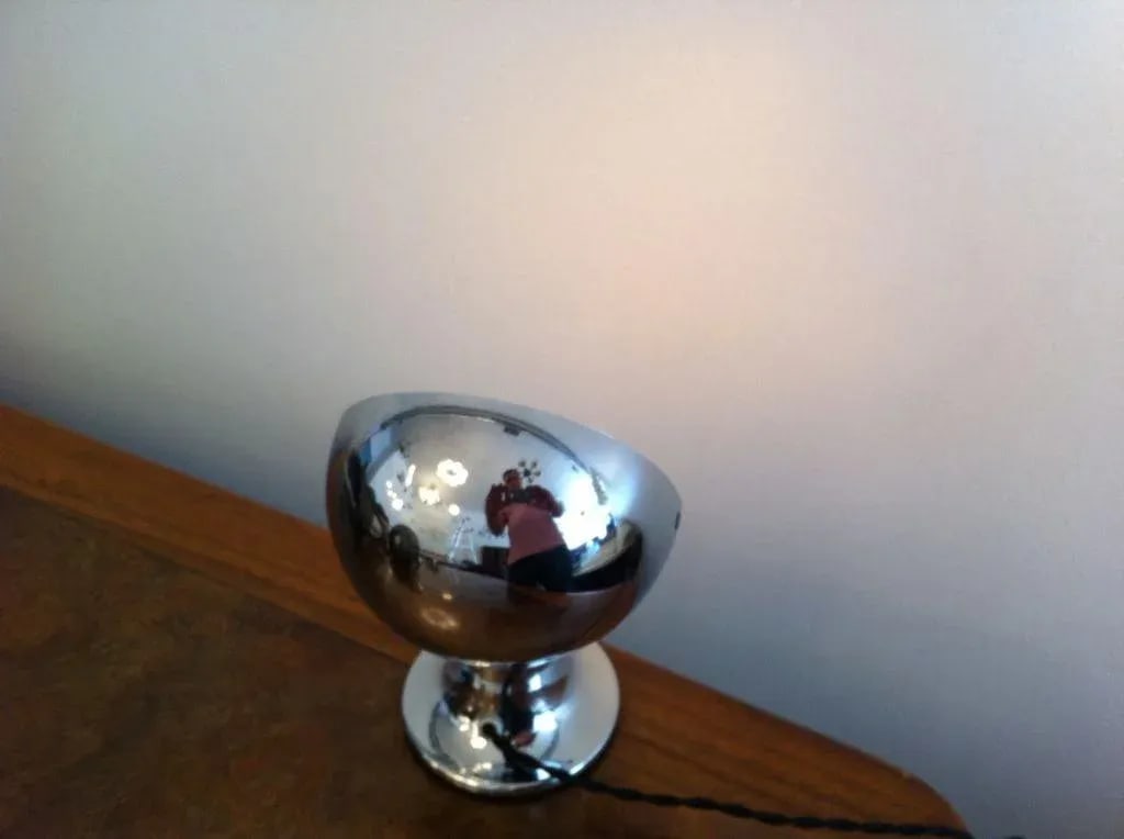 1960s Chrome Eclipse Lamp - 8