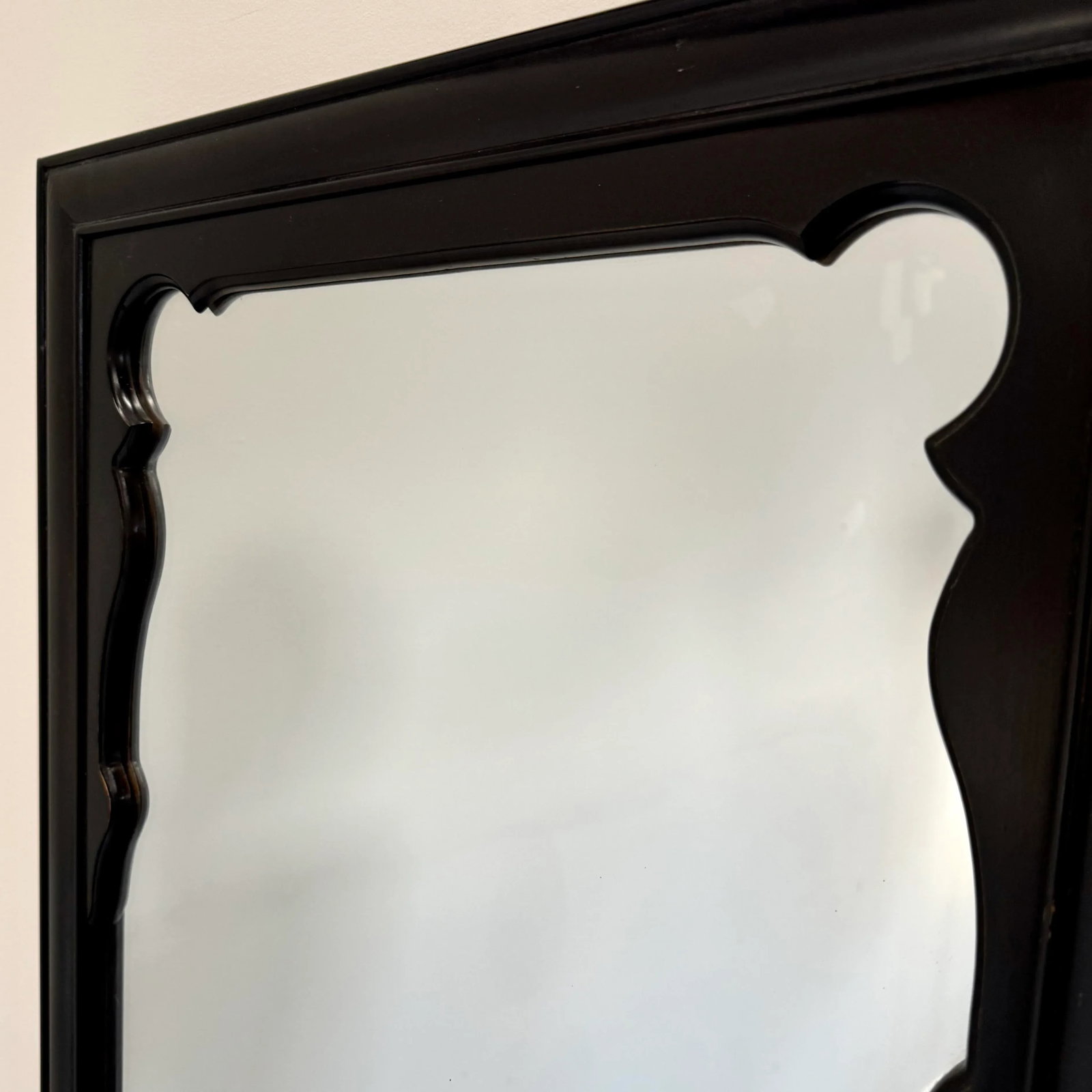 Chinoiserie Black Lacquer Mirrors by Raymond Sobota for Century Furniture Chin Hua Collection - 9