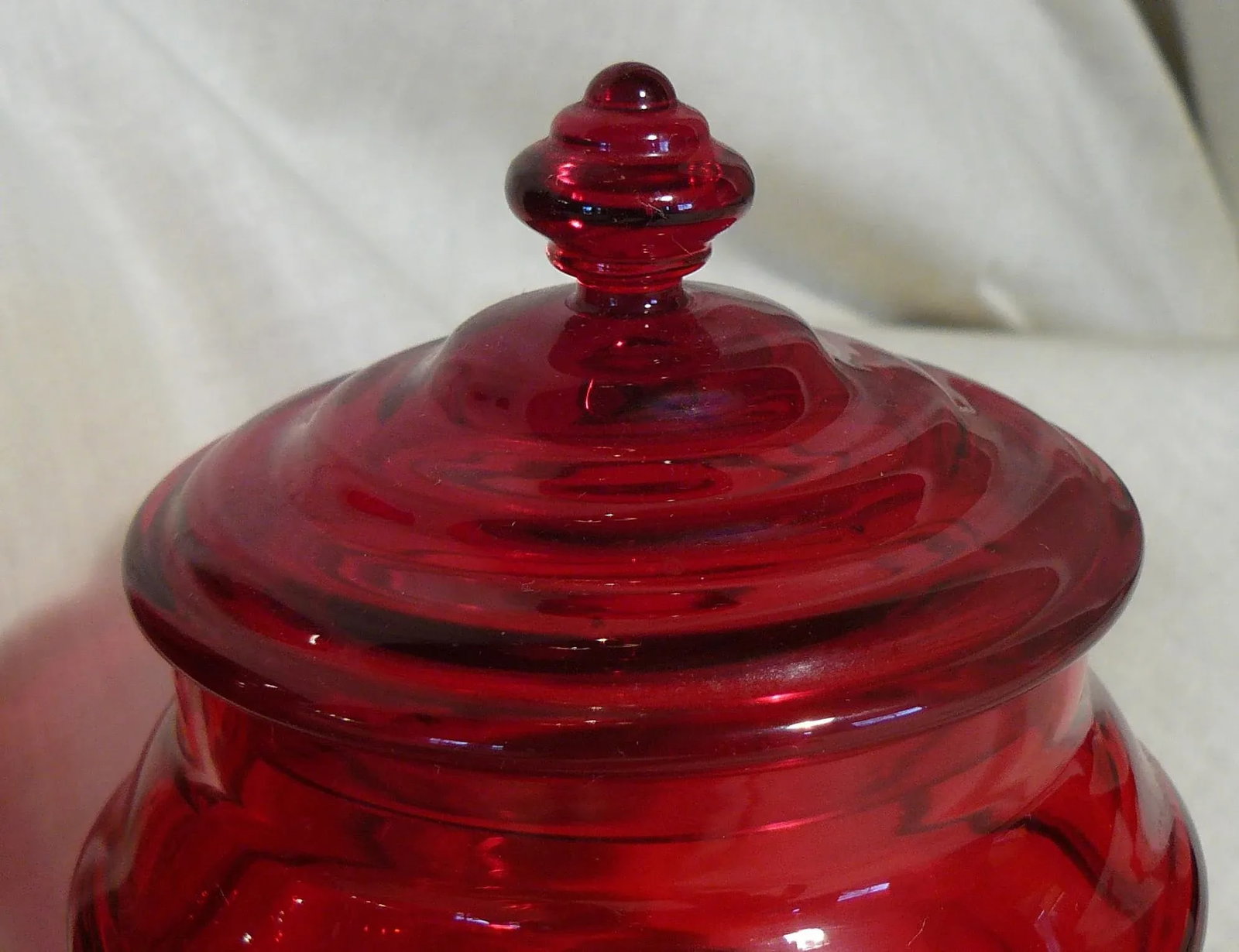 1930s Jean Beck Munchen Signed Art Glass Jars With Lids - a Pair - 7