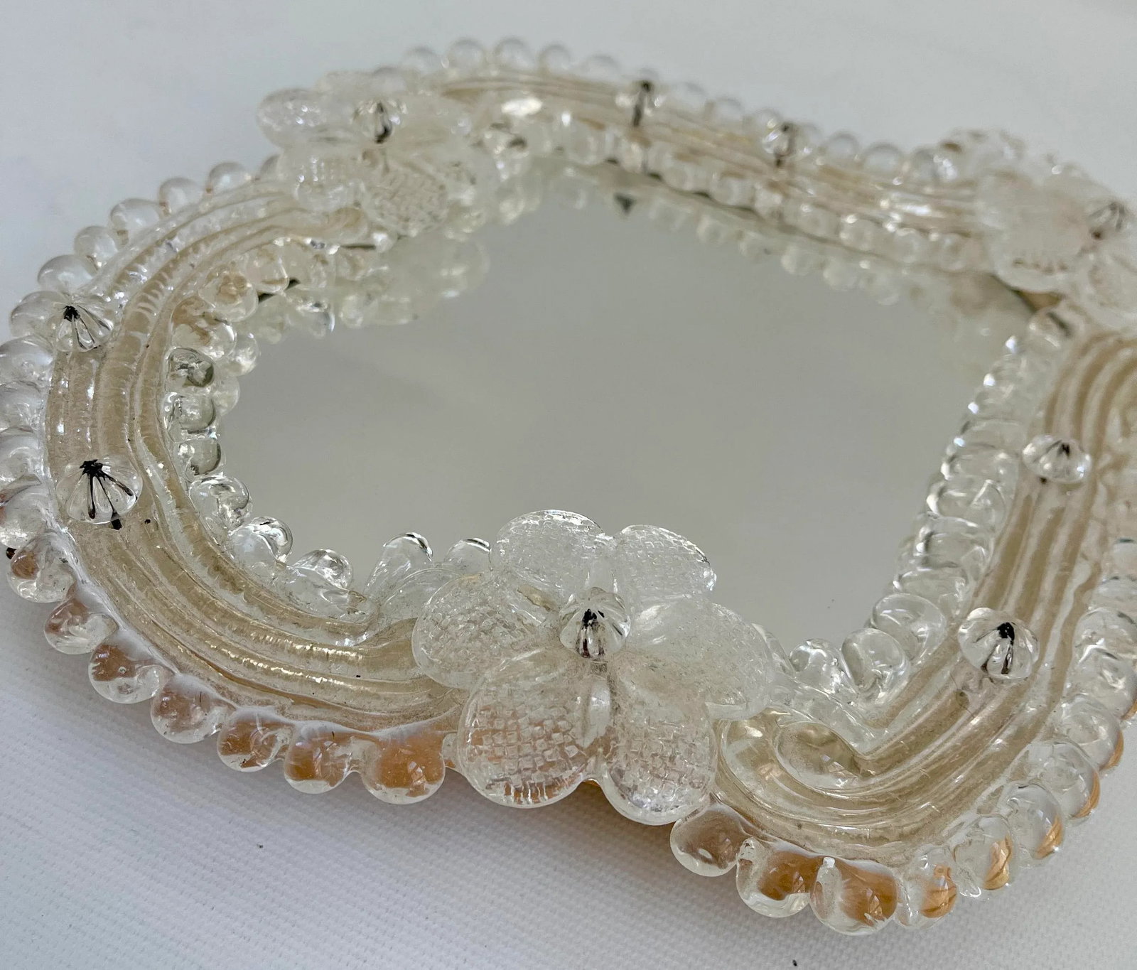 1950s Italian Murano Venetian Table or Wall Mirror - 10