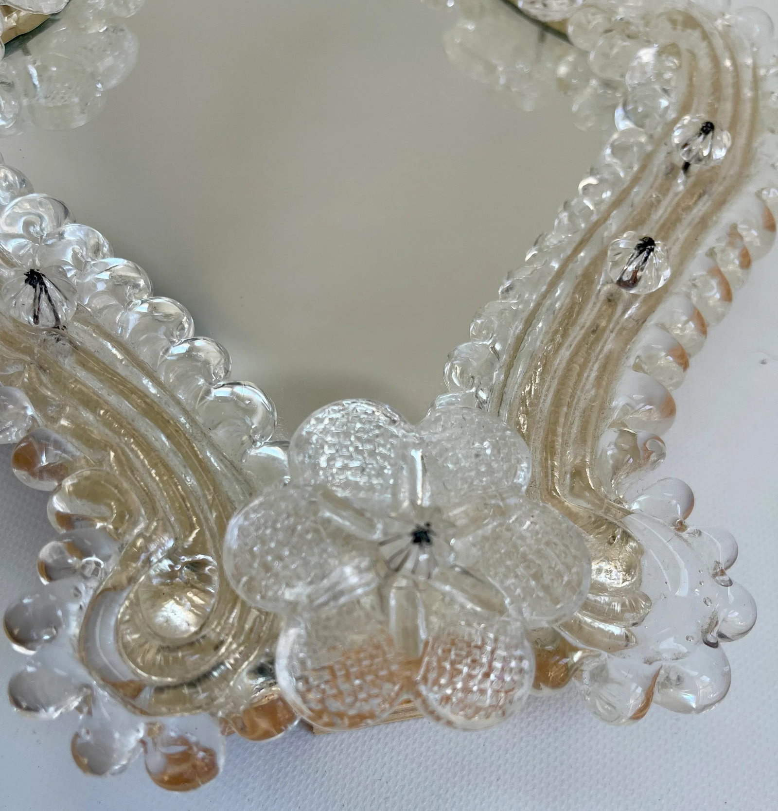 1950s Italian Murano Venetian Table or Wall Mirror - 12