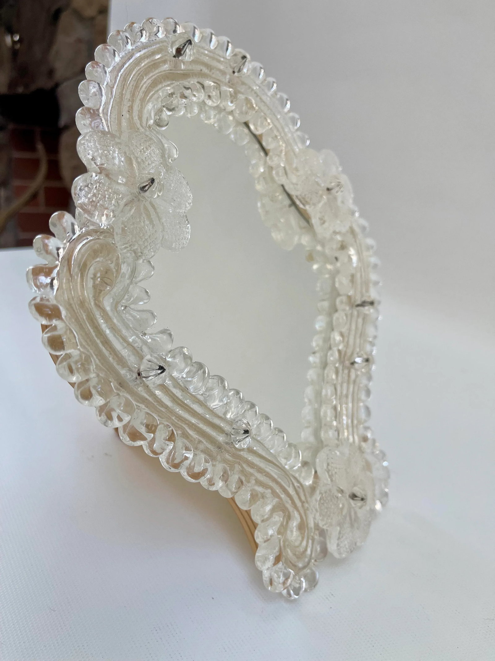 1950s Italian Murano Venetian Table or Wall Mirror - 4