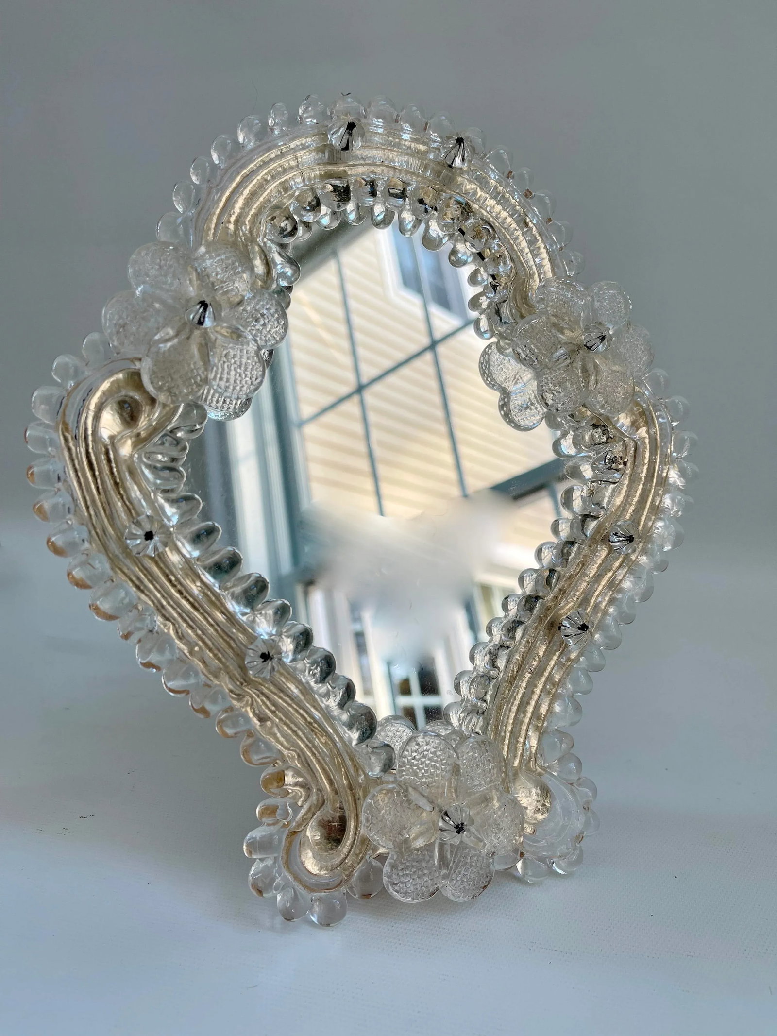 1950s Italian Murano Venetian Table or Wall Mirror - 5