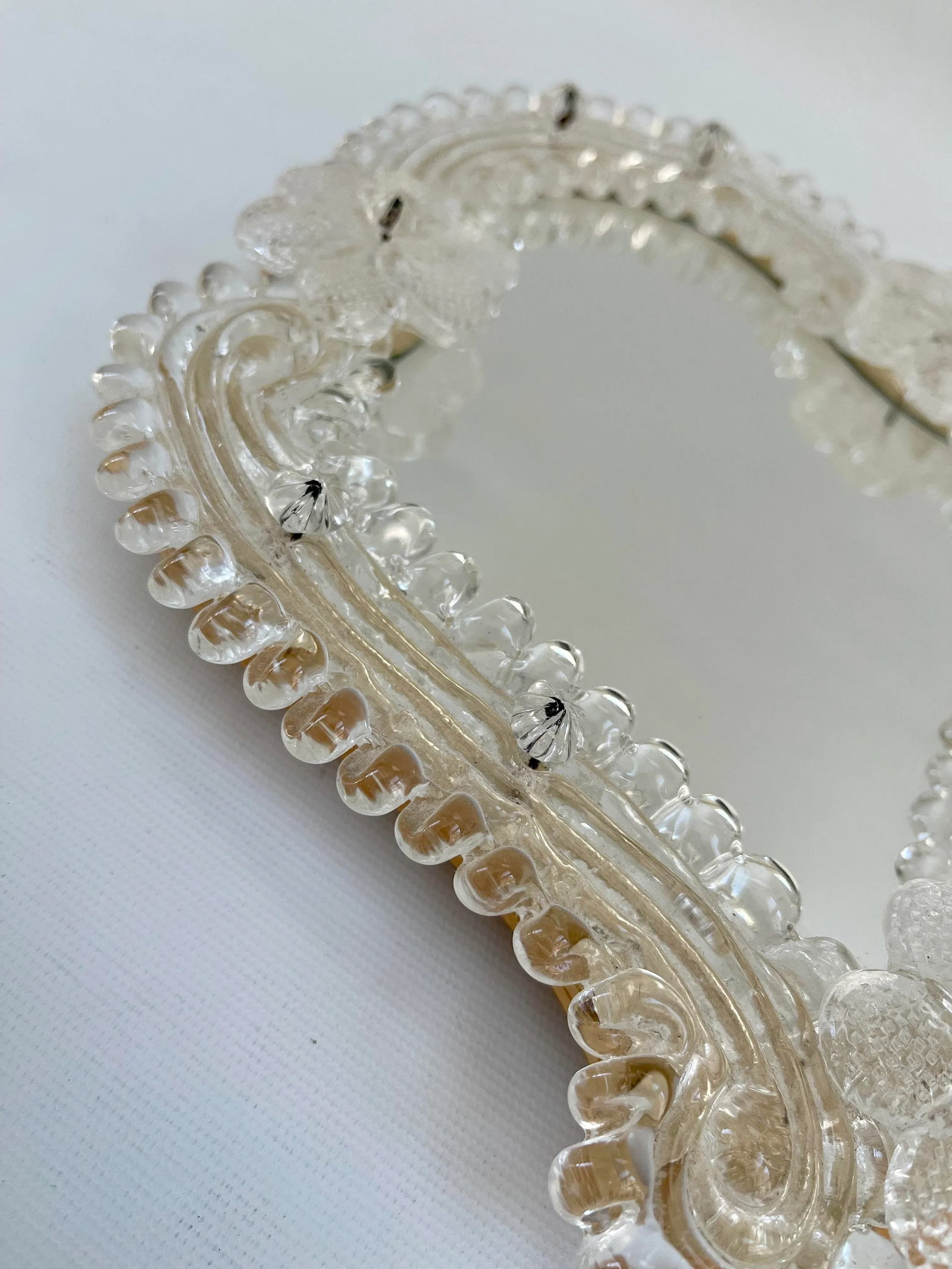 1950s Italian Murano Venetian Table or Wall Mirror - 6