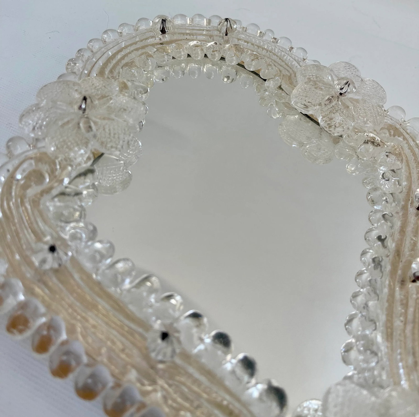 1950s Italian Murano Venetian Table or Wall Mirror - 8