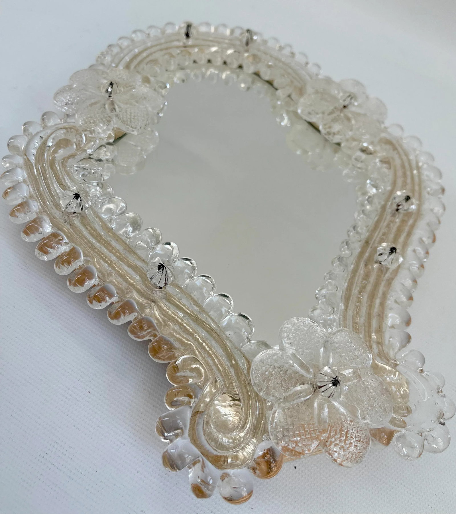 1950s Italian Murano Venetian Table or Wall Mirror - 9