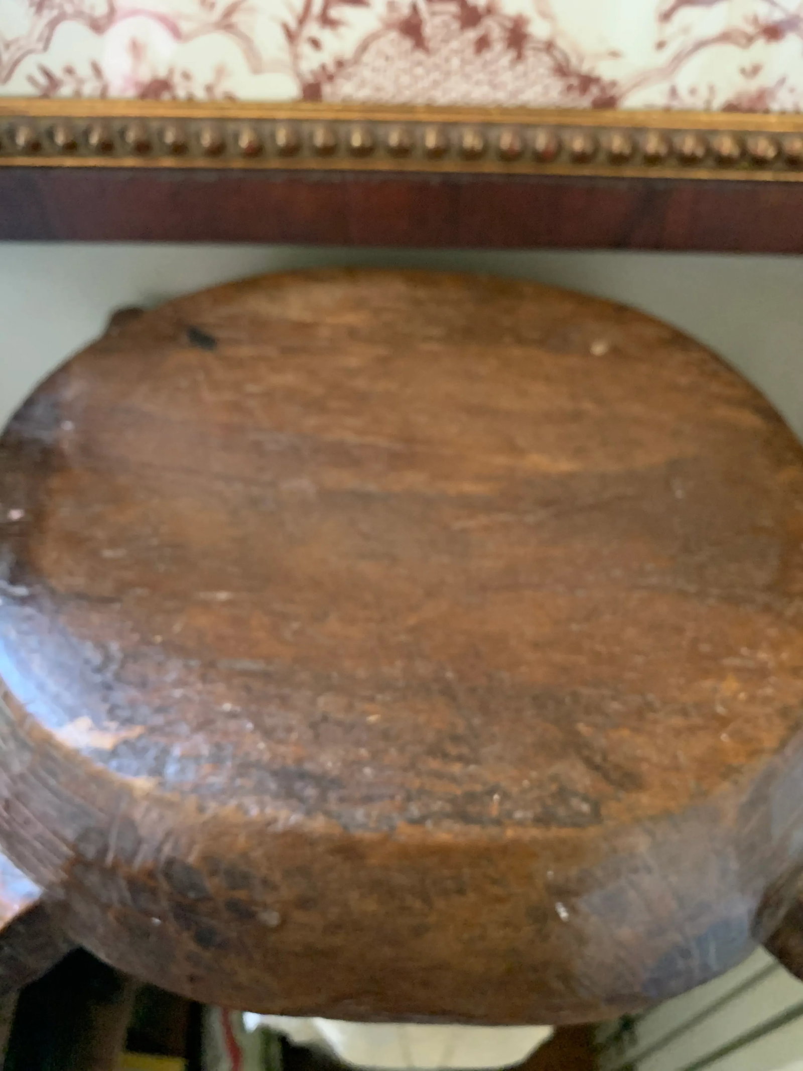 Early 20th Century Wood Hand Carved Artisanal Tribal Tray - 9