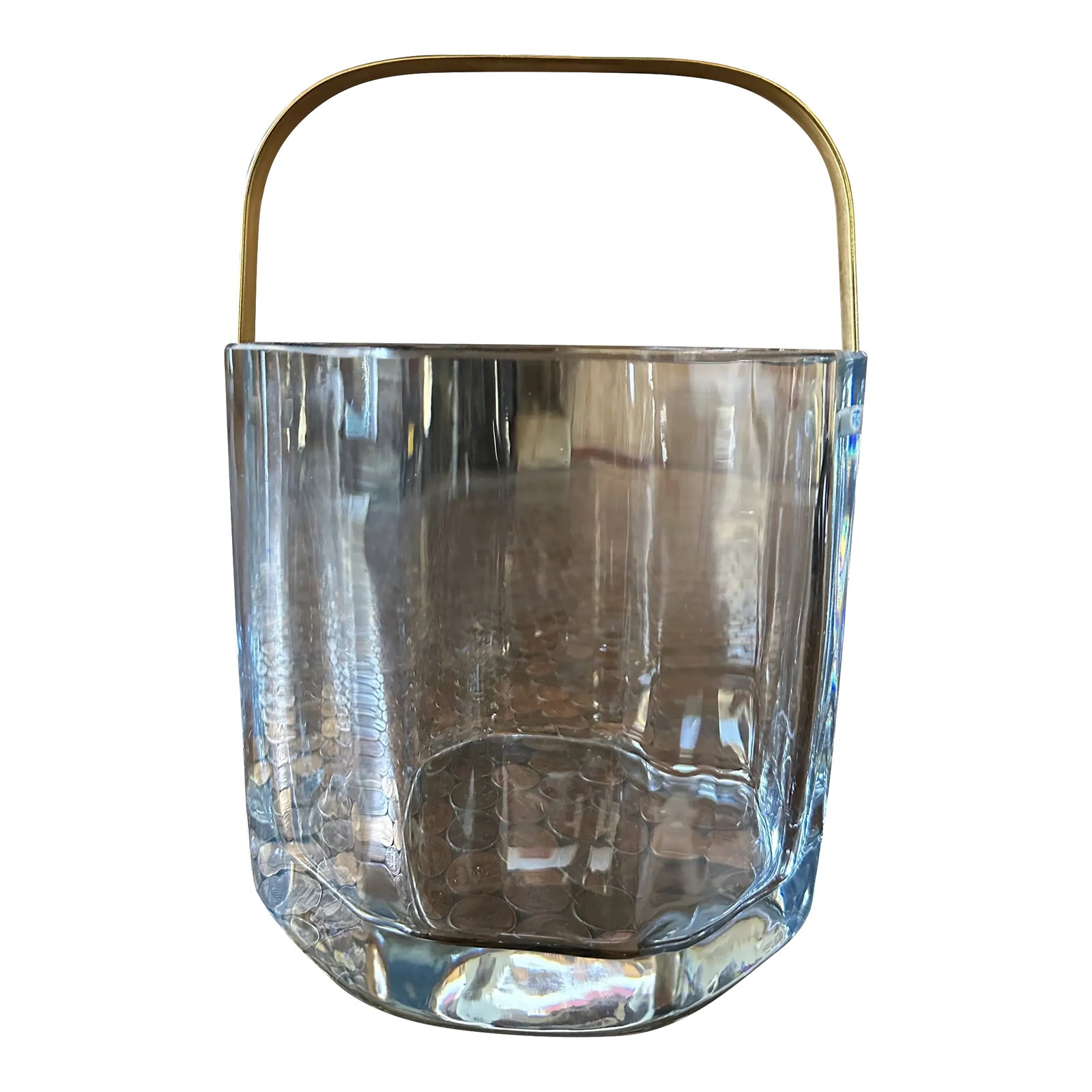 Vintage Cartier Crystal Octagon Ice Bucket (1 of 6)