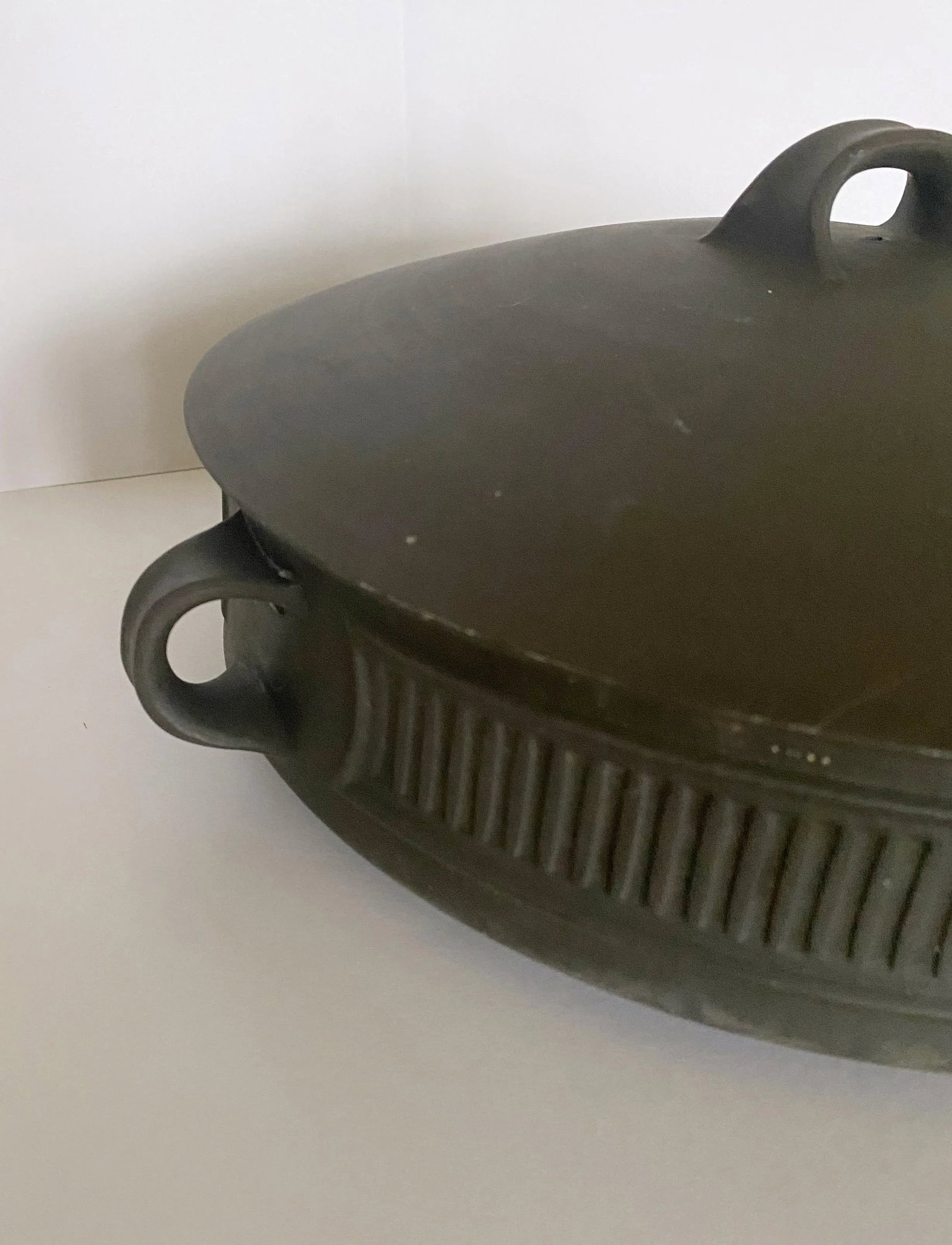 Mid-Century Jens H. Quistgaard for Dansk Matte Flamestone Pottery Domed Casserole Dish - 3