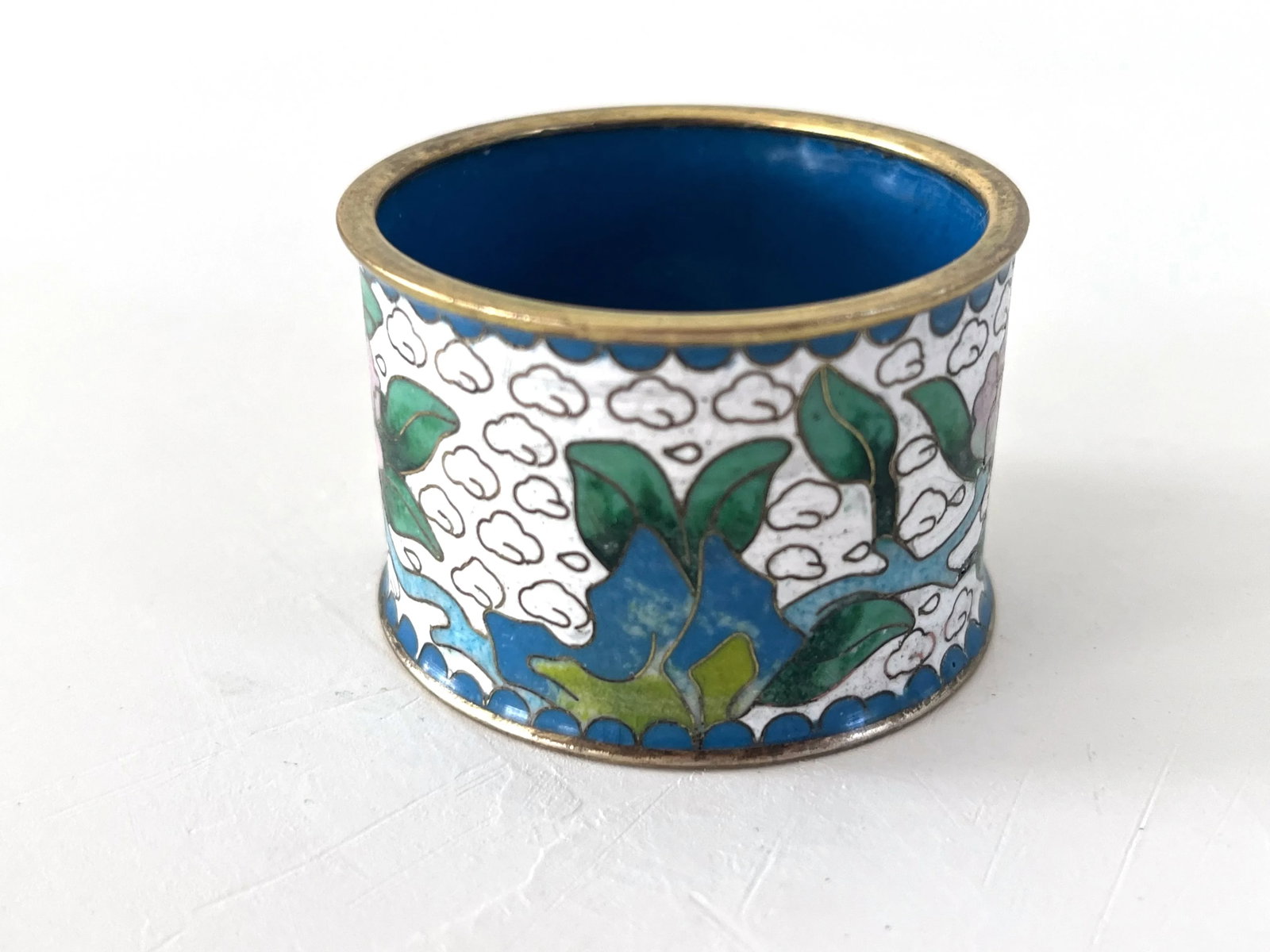 Vintage Cloisonne Napkin Rings, Set 6 - 10