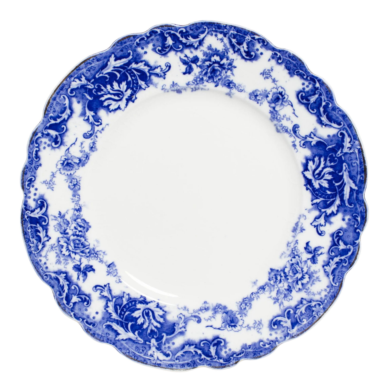 Mid 19th Century Wedgwood Flow Blue Dinnerware - Set of 34 - 2