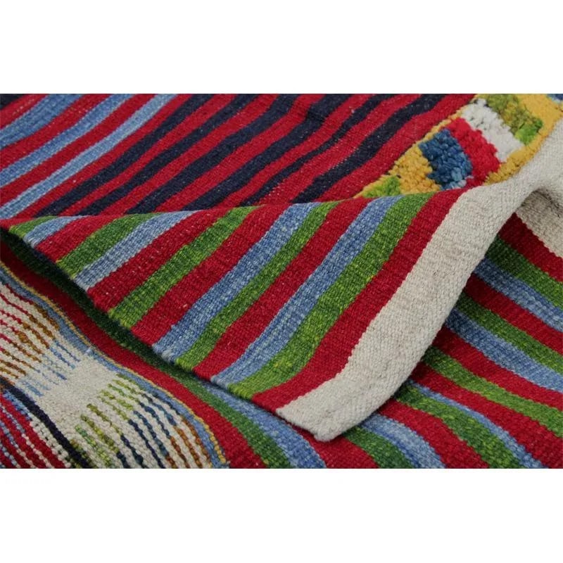 Handwoven Persian Kilim Area Rug - 4'6"*5'6'' - 12