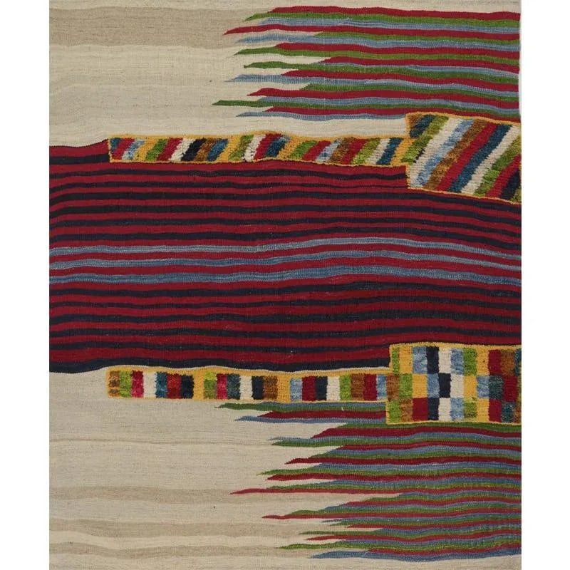 Handwoven Persian Kilim Area Rug - 4'6"*5'6'' - 13