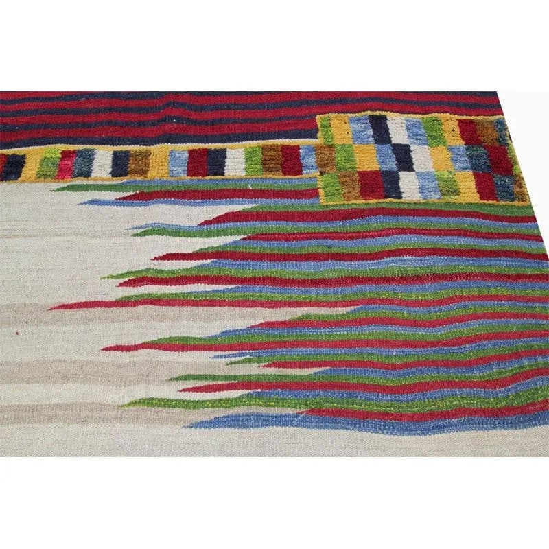 Handwoven Persian Kilim Area Rug - 4'6"*5'6'' - 3