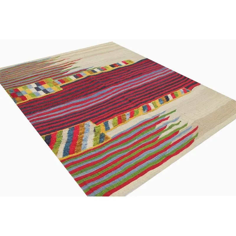 Handwoven Persian Kilim Area Rug - 4'6"*5'6'' - 4