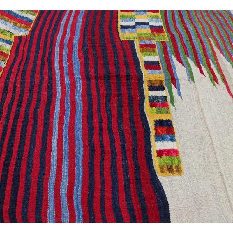 Handwoven Persian Kilim Area Rug - 4'6"*5'6'' - 8