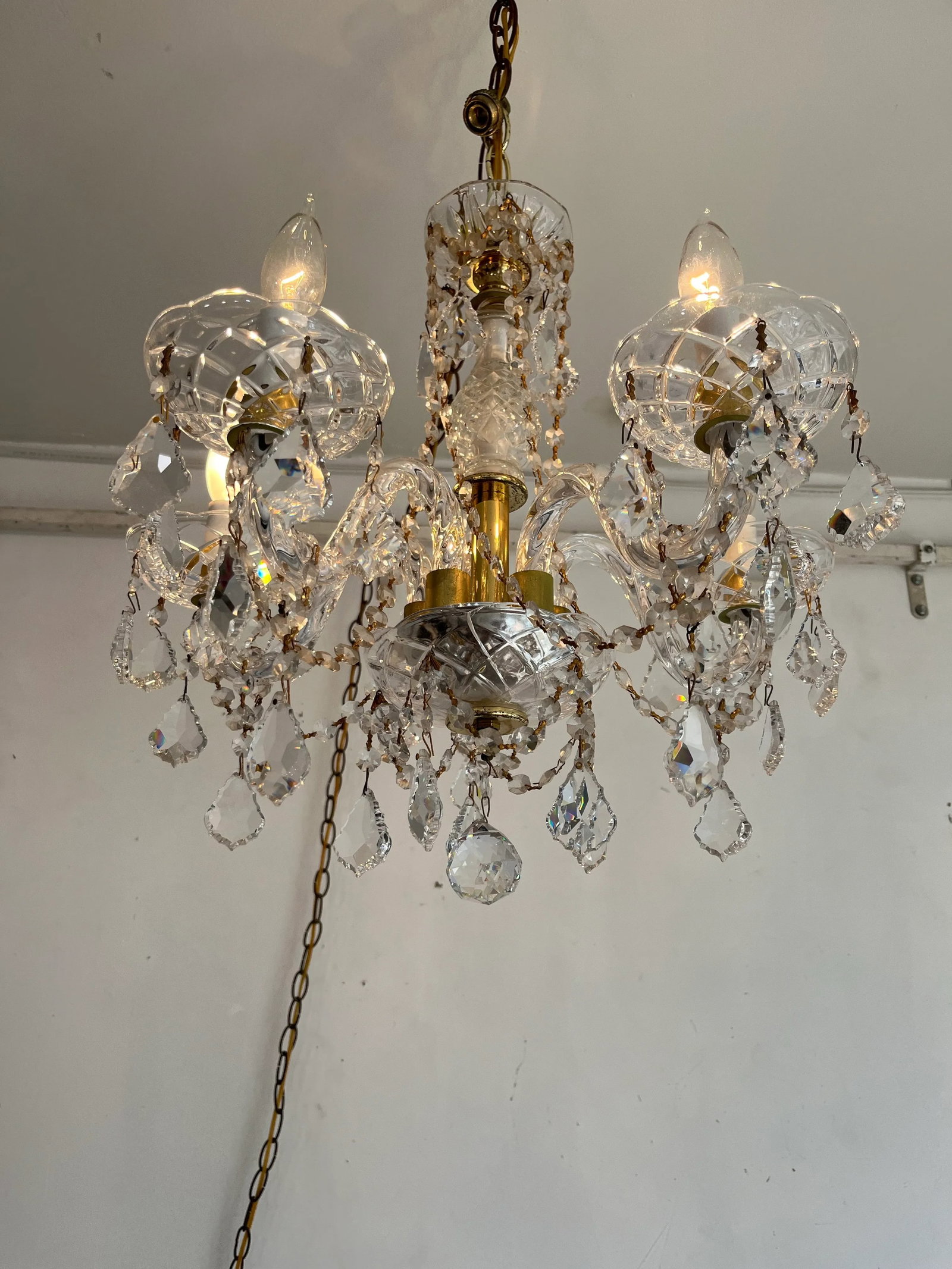 Vintage 5 Lights Wall Wall Chandelier - 10