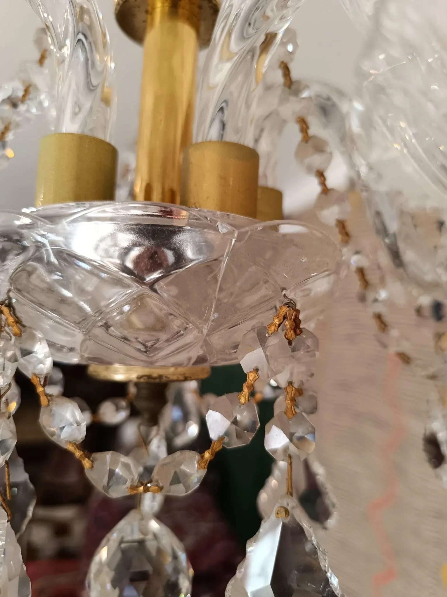 Vintage 5 Lights Wall Wall Chandelier - 12