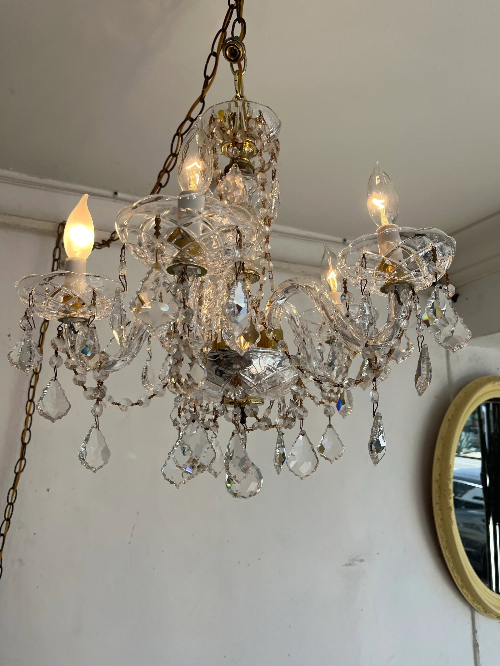 Vintage 5 Lights Wall Wall Chandelier - 8