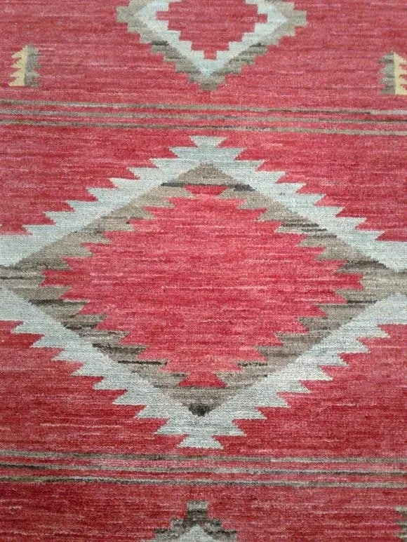 Navajo Style Hand Knotted Wool Rug-10'0" X 13'8" - 6