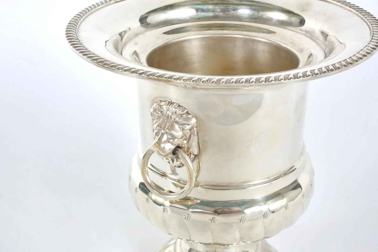 Mid 20th Century English Sheffield Plated Barware Wine Cooler - 3