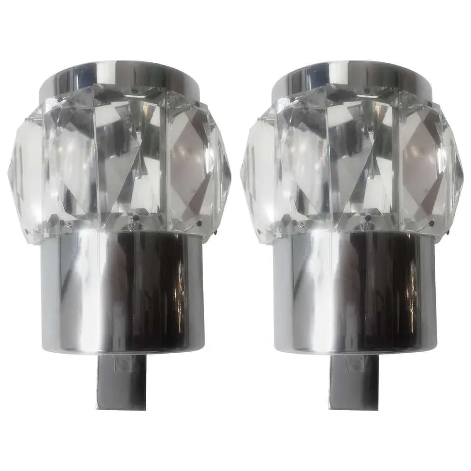 1960s German Space Age Wall Lights - a Pair - 7