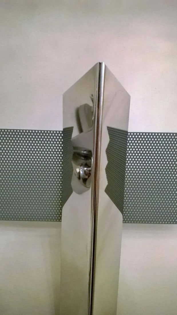 1980s Kalmar Memphis Style Chrome Wall Lights - Set of 3 - 5