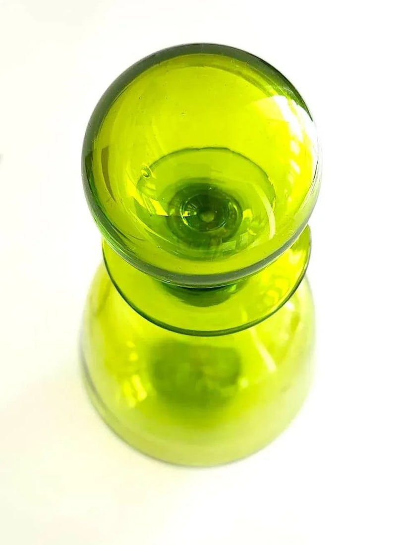1970s Blenko Glass Decanter #7412 With Bubble Stopper by John Nickerson - 5