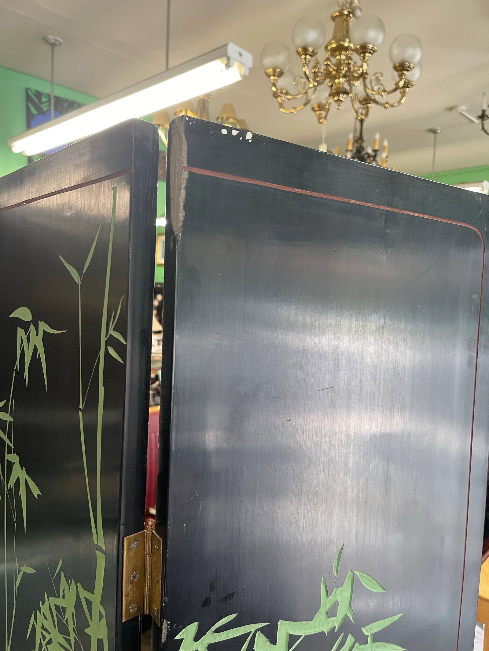 Chinese Coromandel Screen 6 Panel Room Divider - 5