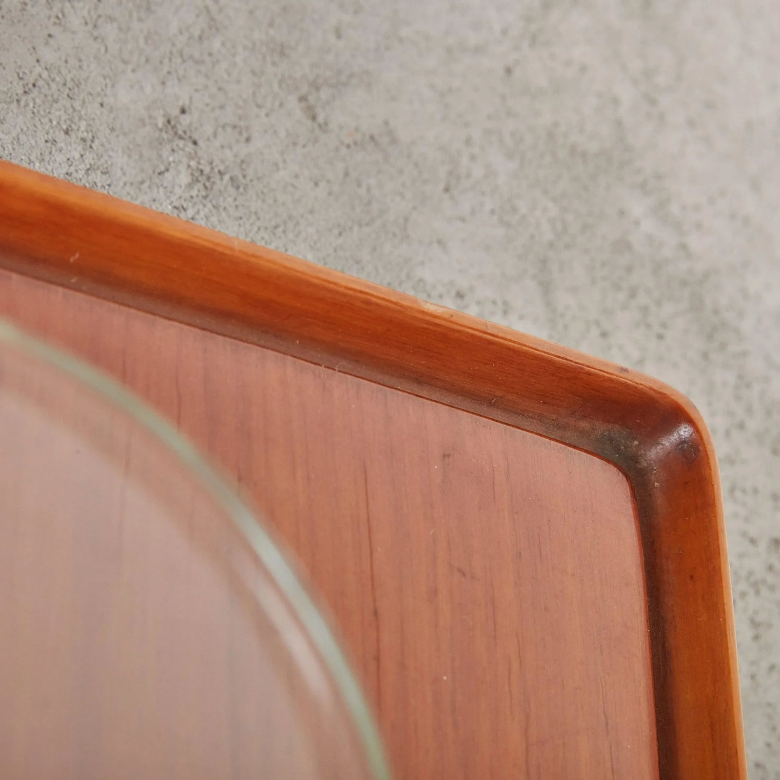 Wood + Glass Wall Mounted Coat Rack, Italy 1960s - 9