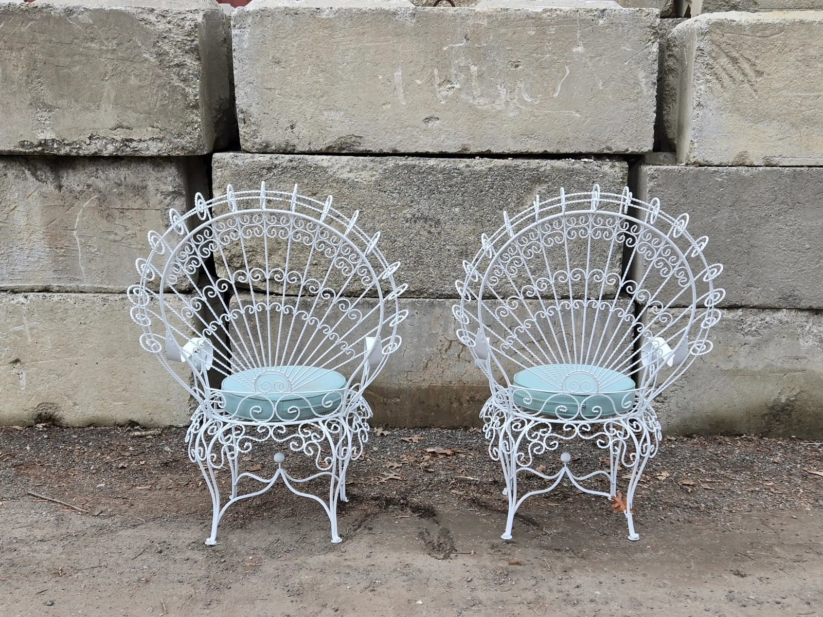 1920s Salterini Peacock Chairs, Attributed - Set of 2 - 2
