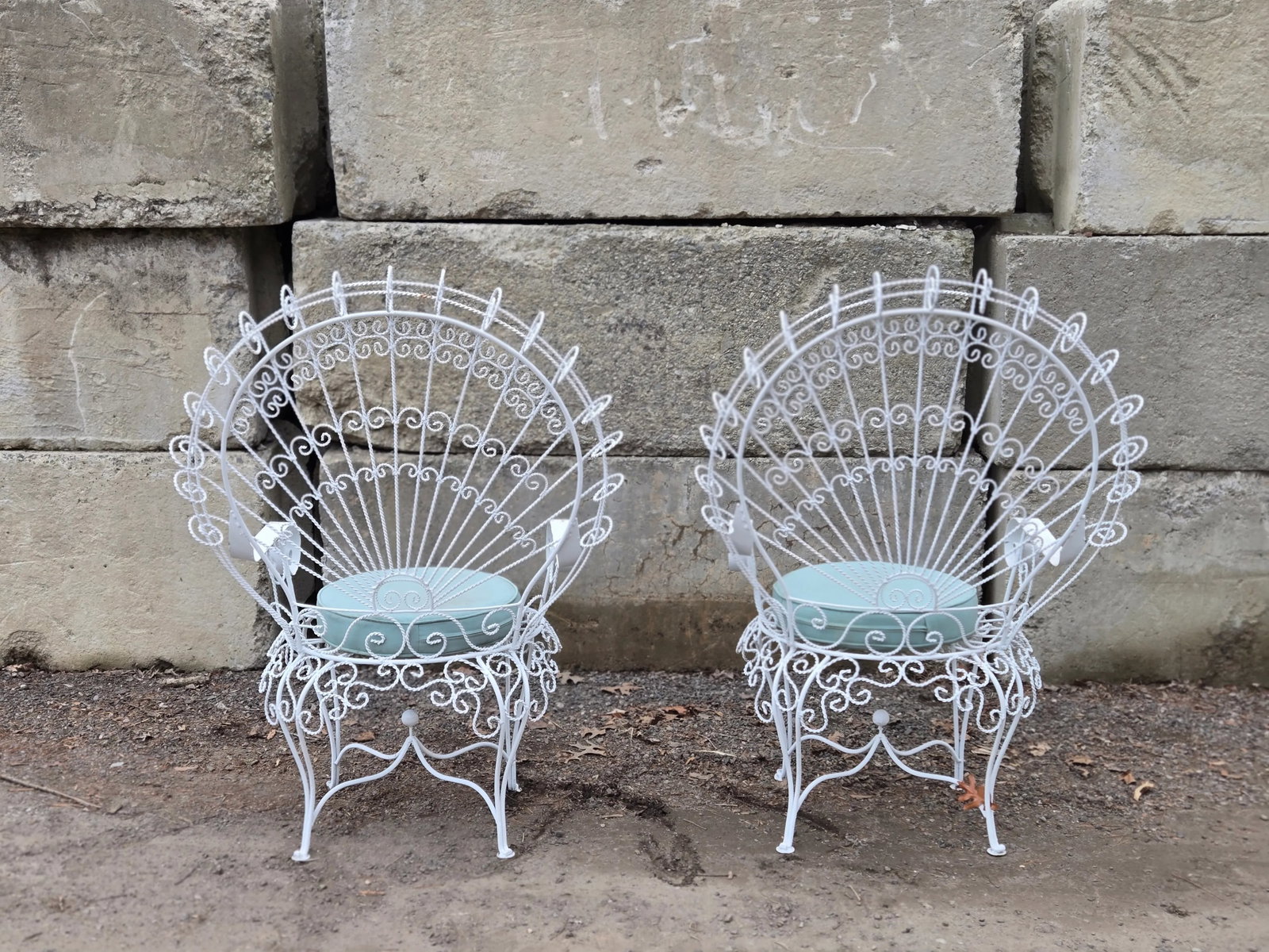 1920s Salterini Peacock Chairs, Attributed - Set of 2 - 9