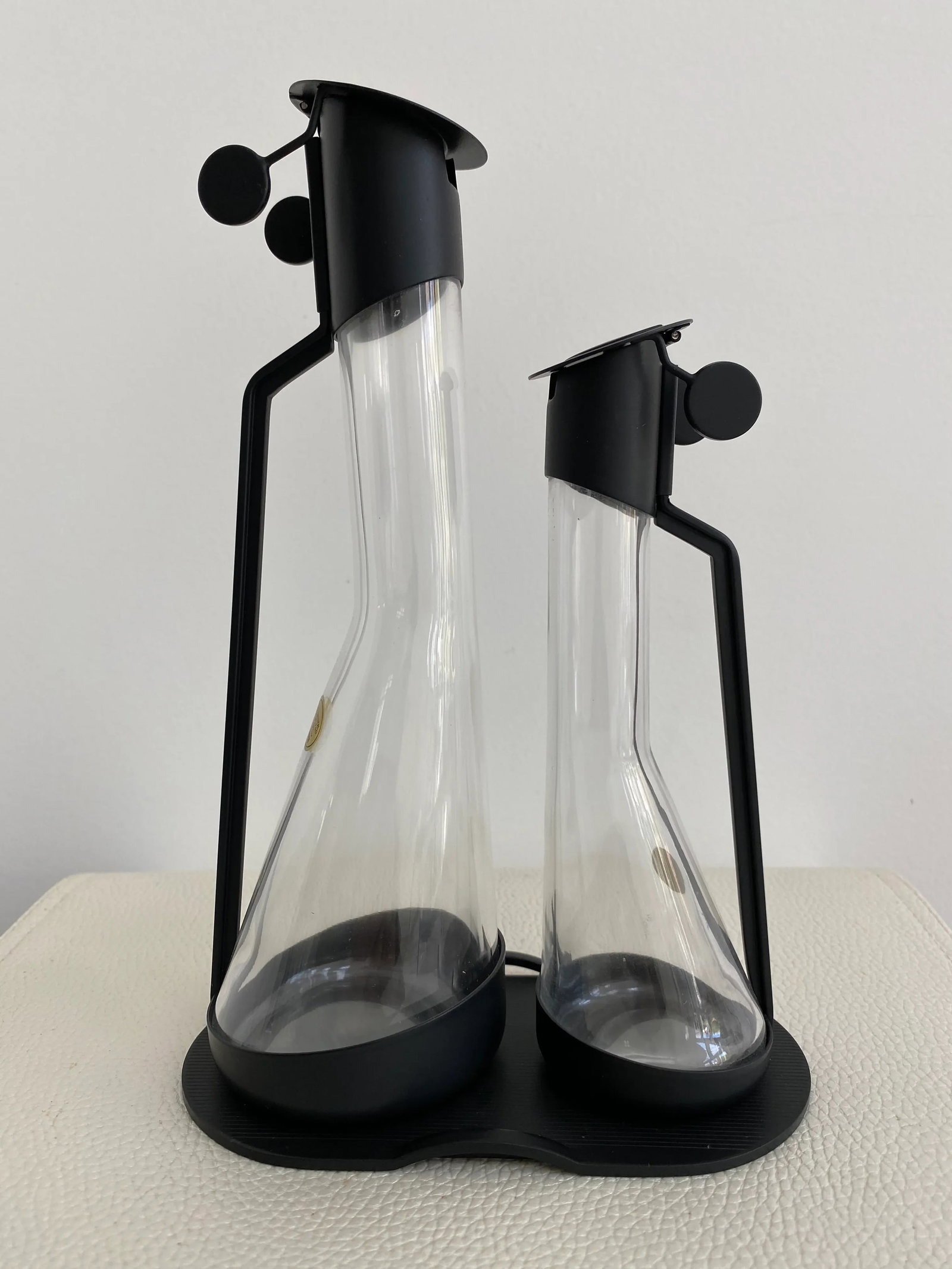 1980's Oil and Vinegar Cruet Set by Archille Castiglioni for Alessi - Set of 2 - 13