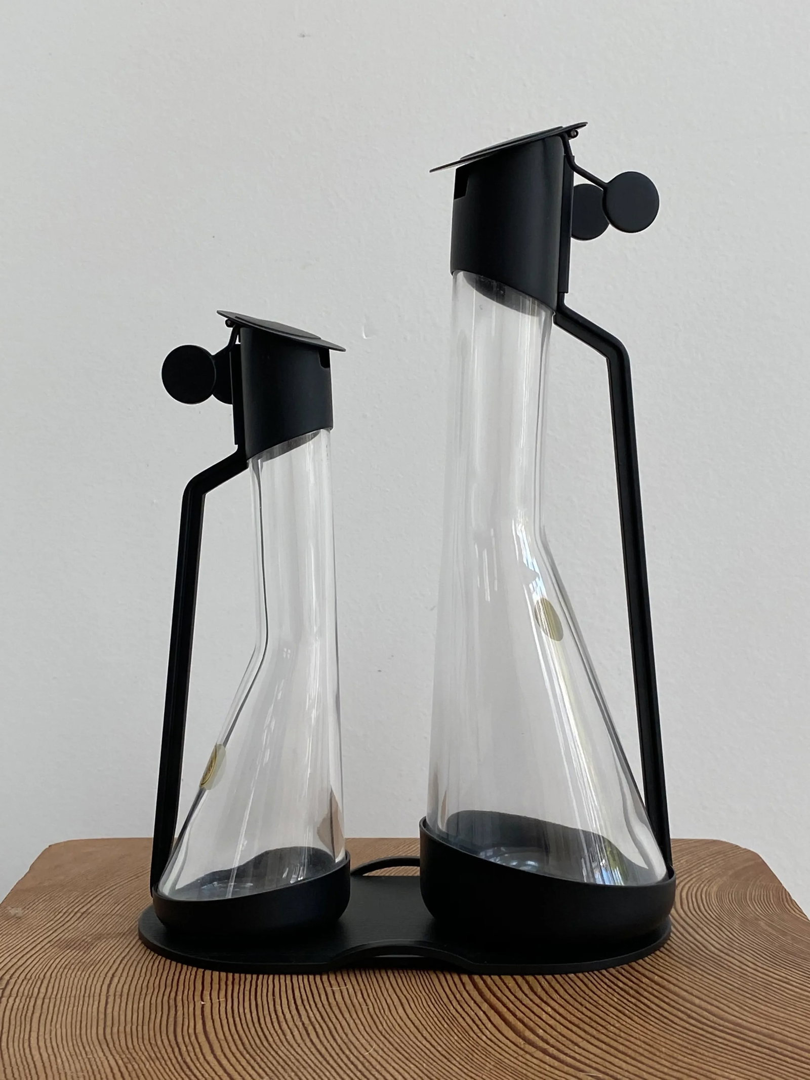 1980's Oil and Vinegar Cruet Set by Archille Castiglioni for Alessi - Set of 2 - 9