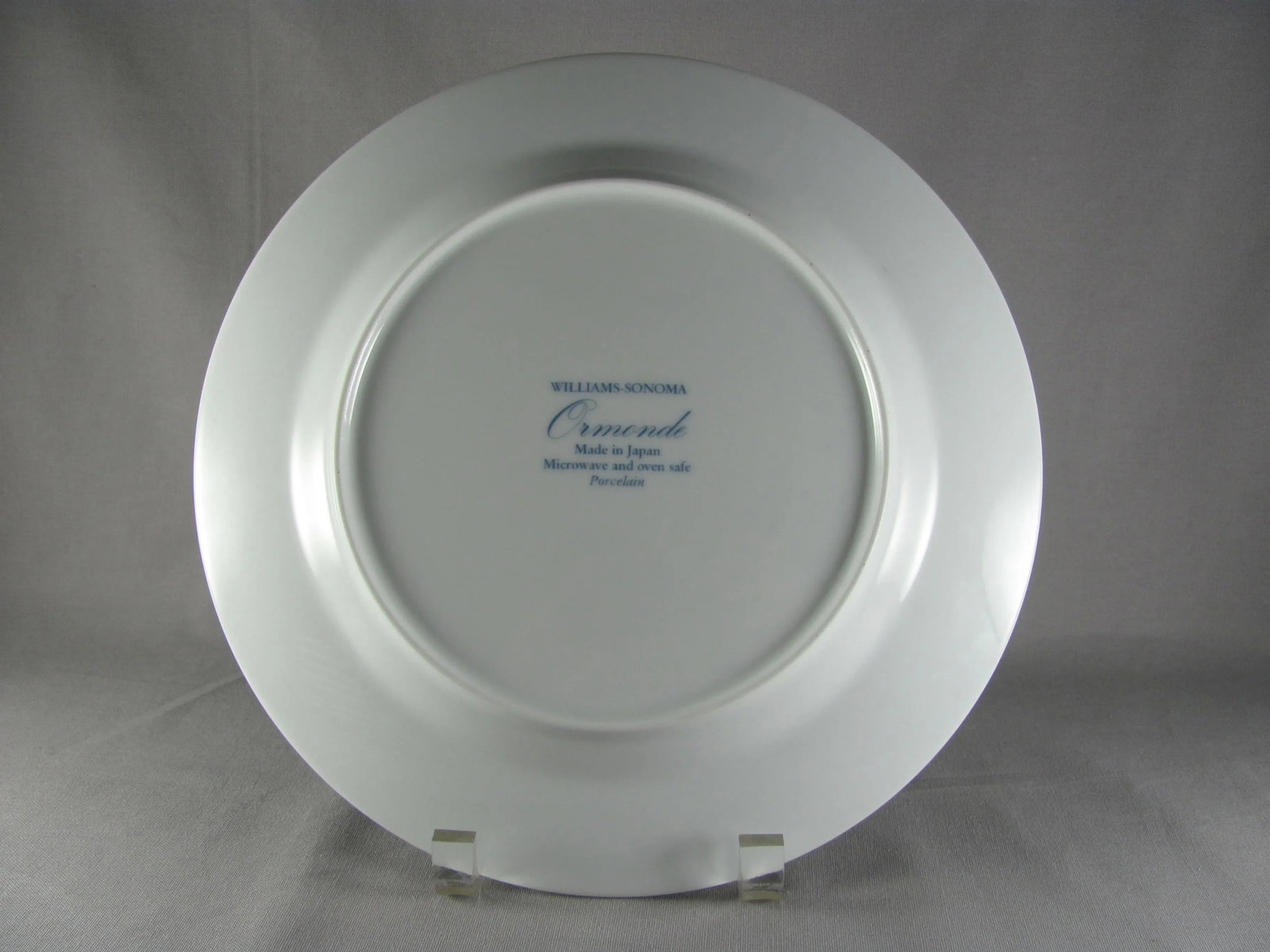 Williams Sonoma Ormonde Blue Dinner Plates - Set of 8 - 4