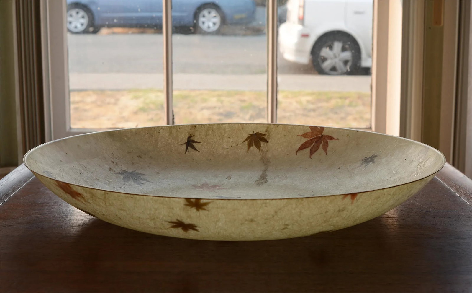 Large 1950s Mid Century Kimball Fiberglass Serving Bowl - 12