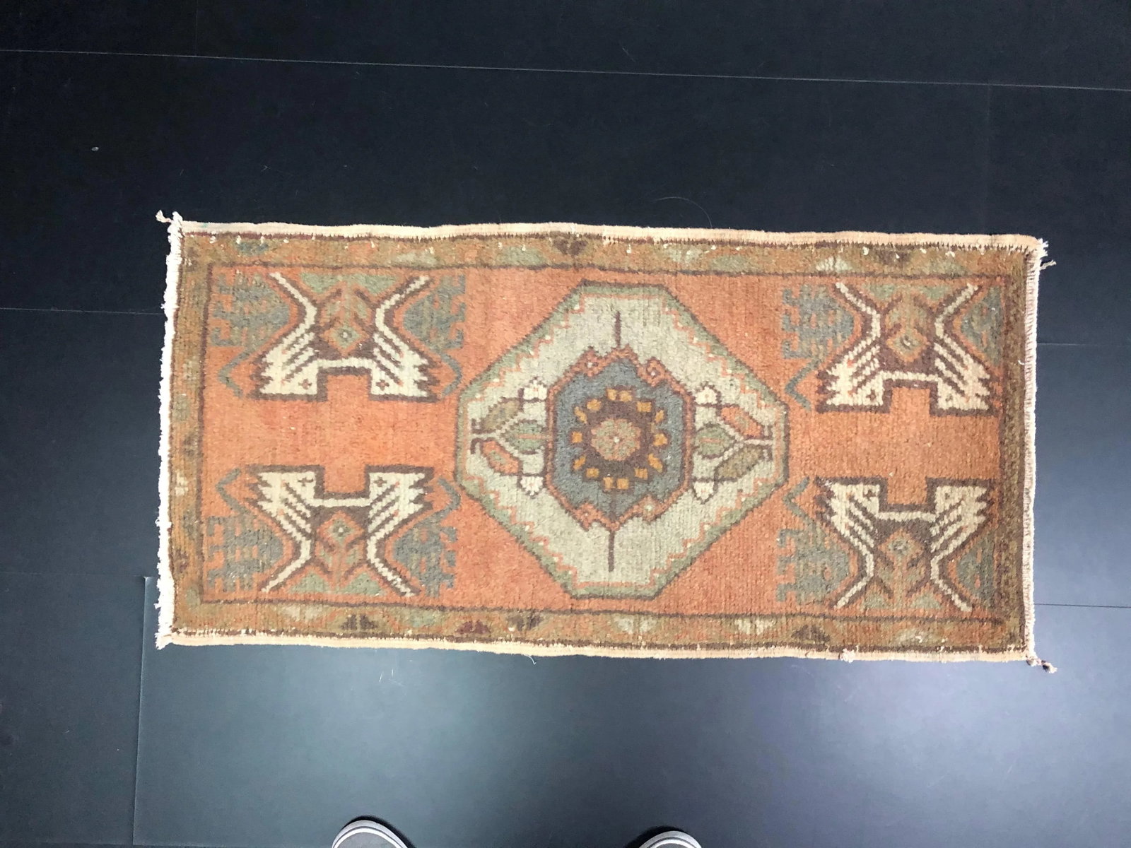 1960s Bohemian Turkish Handmade Rug - 2