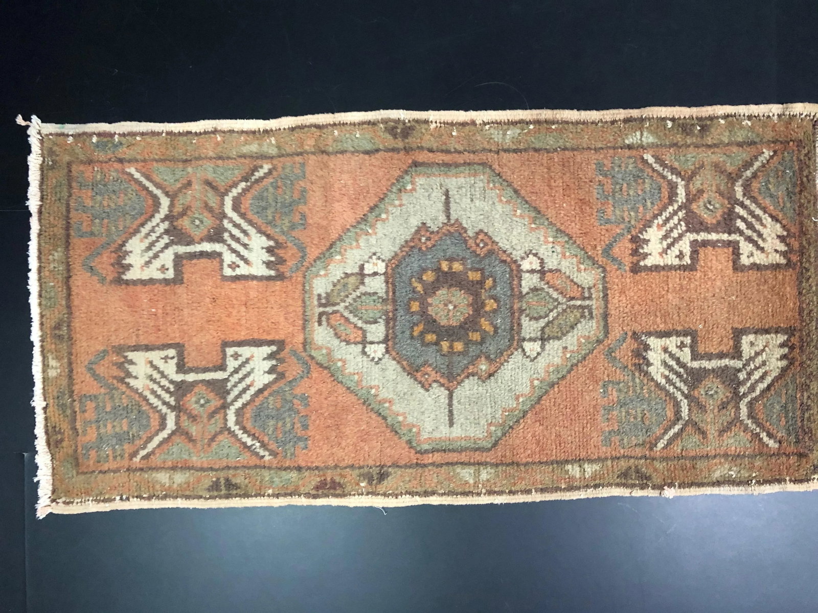 1960s Bohemian Turkish Handmade Rug - 3