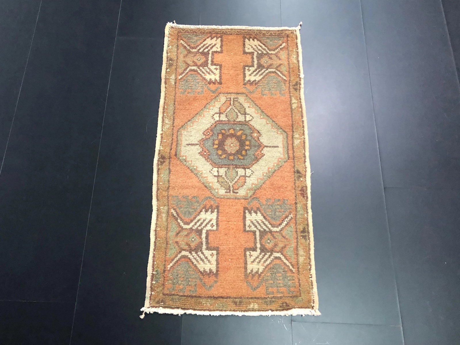 1960s Bohemian Turkish Handmade Rug - 6